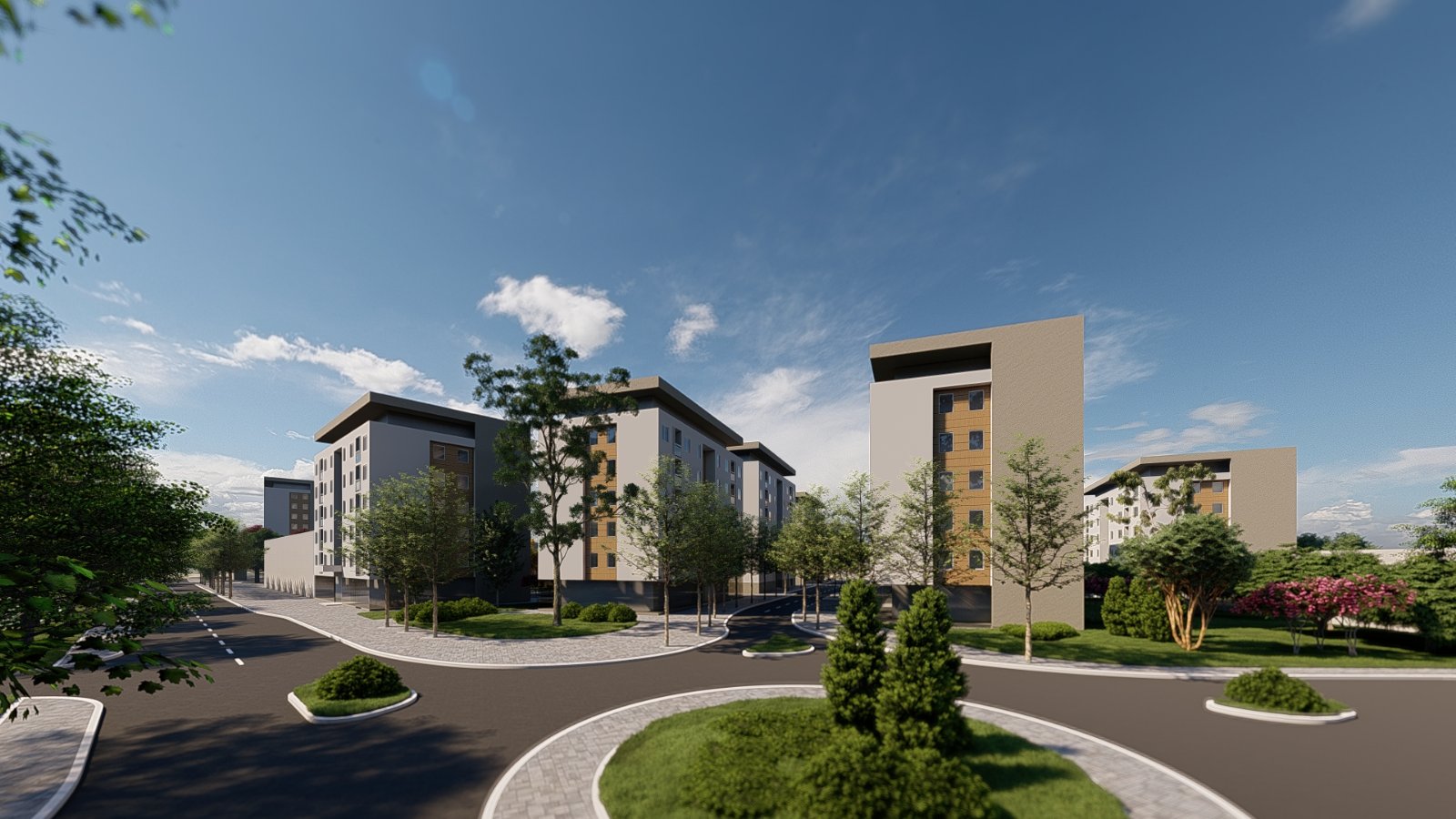 URIJE kompleks - pogled sa kružnog toka